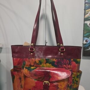 Patricia Nash Multicolor Floral Shoulder Bag